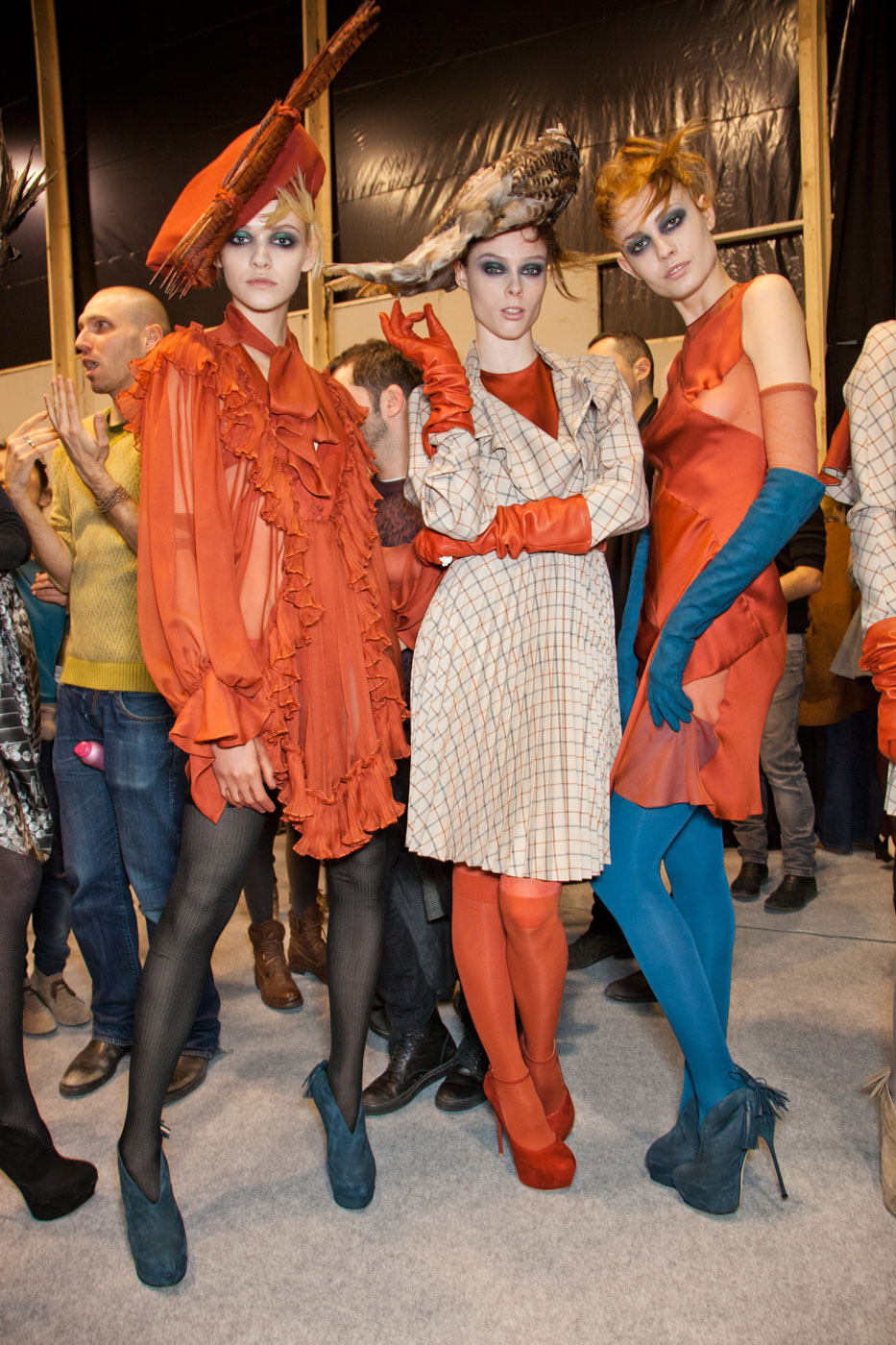 Ky>f:_John Galliano Fall 2012 Backstageh LZjx Ky ...