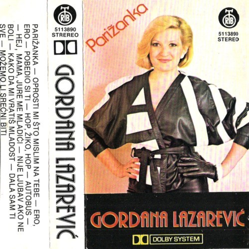 Gordana Lazarevic 1984 Kas Prednja
