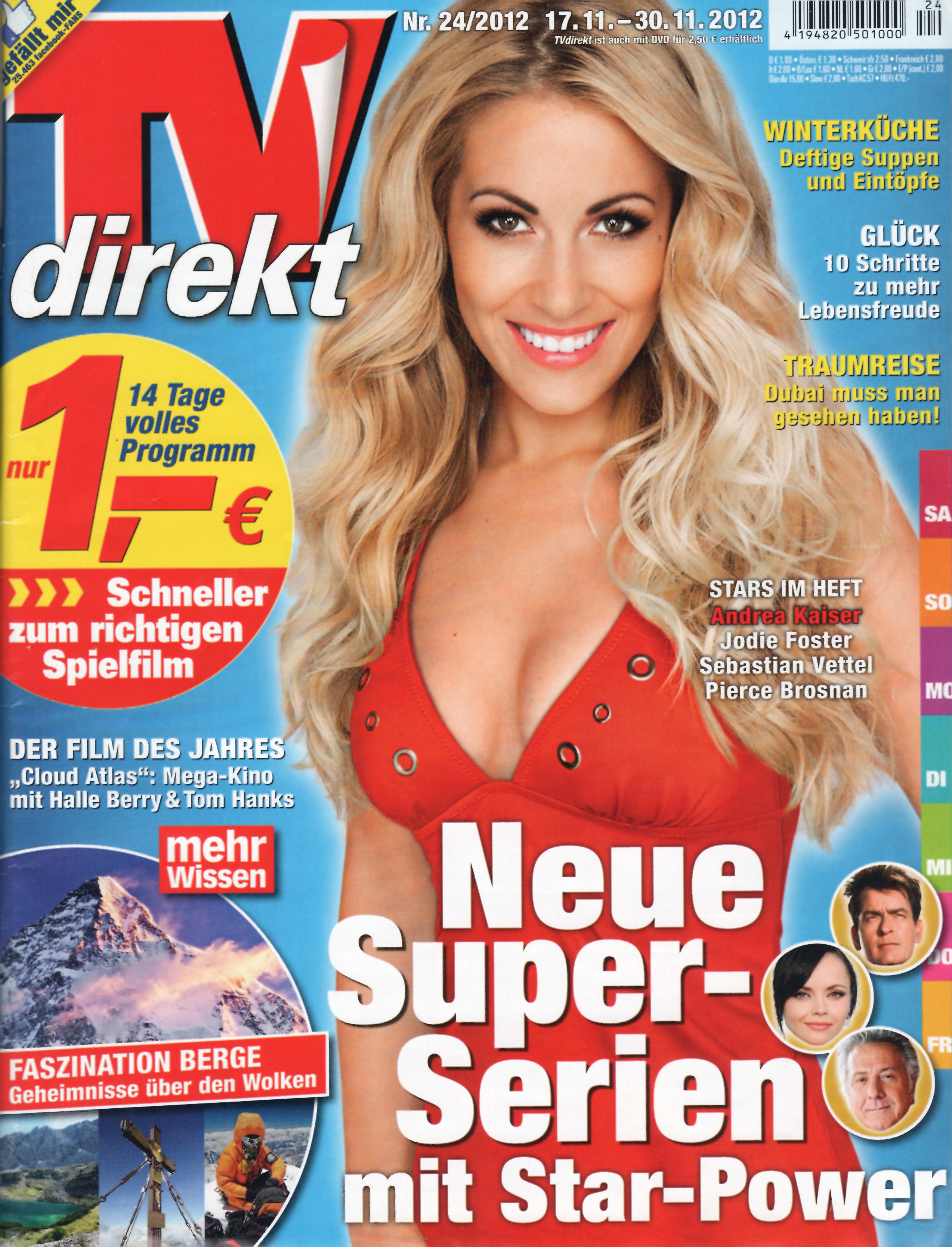 Andrea Kaiser TV direkt 24 2012 Cover
