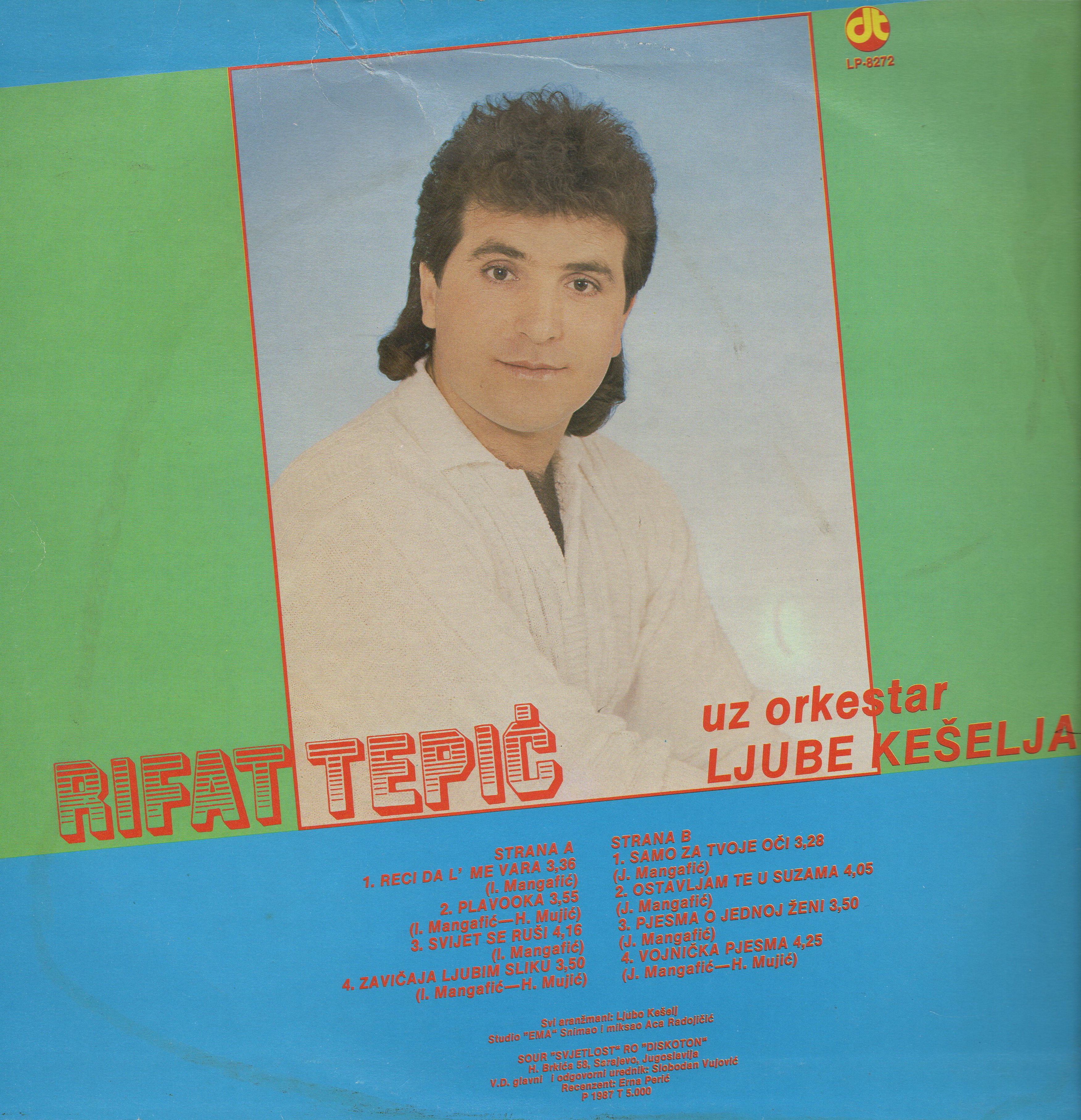 Rifat Tepic 1987 lp Zadnja
