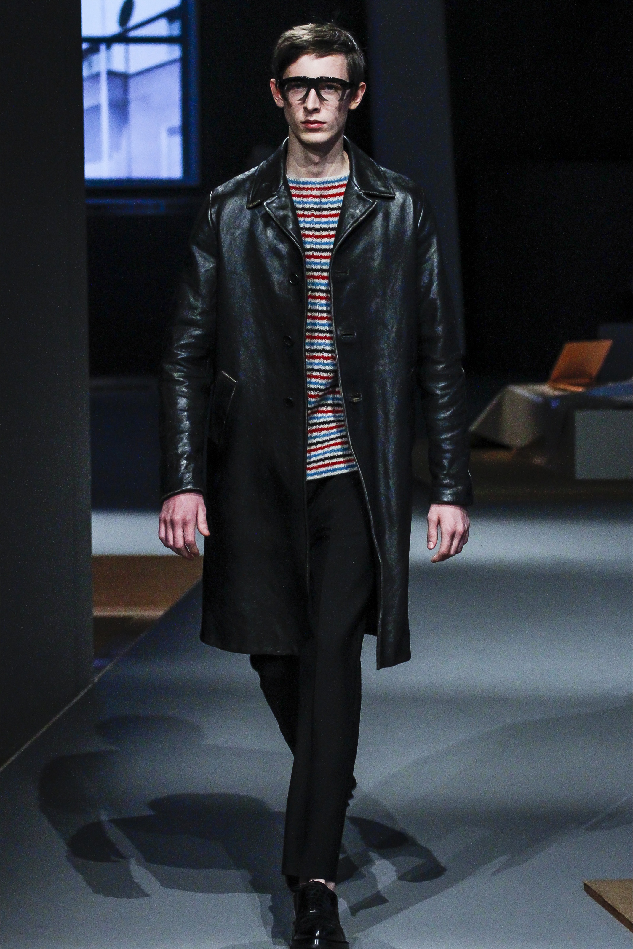 Prada Leather Coat 2013